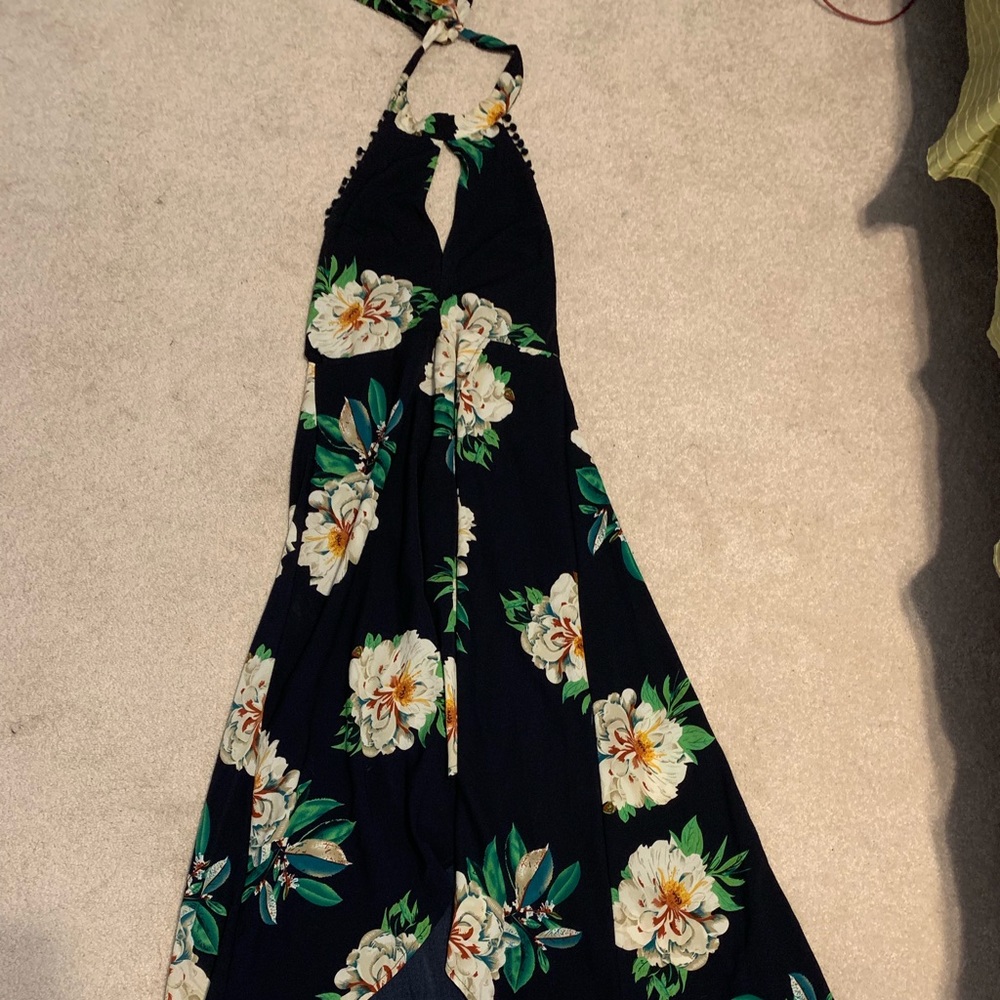 Blue floral dress!